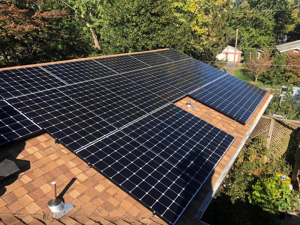 Newly launched Panasonic panels installed in Vienna, VA